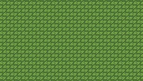 Triángulo-Sin-Costuras-Patrón-Geométrico-Gráficos-En-Movimiento-Animación-Fondo-Superposición-Efecto-Visual-Símbolo-Línea-Simétrica-Forma-Diseño-Ilusión-4k-Verde-Lima
