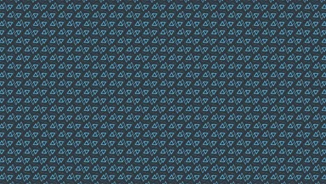 Triángulo-Sin-Costuras-Patrón-Geométrico-Gráficos-En-Movimiento-Animación-Fondo-Superposición-Efecto-Visual-Símbolo-Línea-Simétrica-Forma-Diseño-Ilusión-4k-Azul-Verde-Azulado