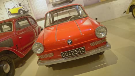 Vintage-car-BMW-700-displayed-at-the-museum
