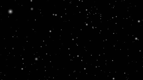Friedlicher-Schnee-Mit-Faszinierenden-Partikeln,-Computergenerierte-Animation,-Mit-Alphakanal