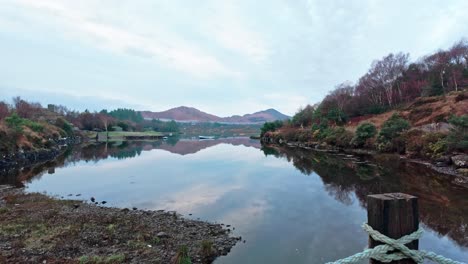 Ring-of-Kerry-early-morning-in-autumn-at-Sneem-Ireland-tourist-village