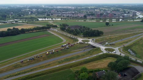 Dutch-Farmer-Protest-in-Hardenberg,-against-Nitrogen-Restrictions