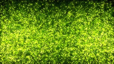 Animación-De-Partículas-Atómicas-Verdes-Luminosas-Flotando