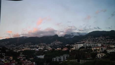 Zeitraffer-Der-Hauptstadt-Funchal-Auf-Madeira,-Portugal