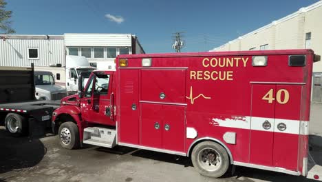 Fire-Department-Emergency-Medical-Services-Vehicle-Parked-Outdoor