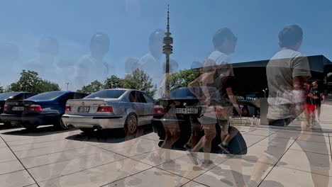 50-Jahre-BMW-M-Im-Museum-In-München,-Deutschland,-BMW-M5-E39-Autos
