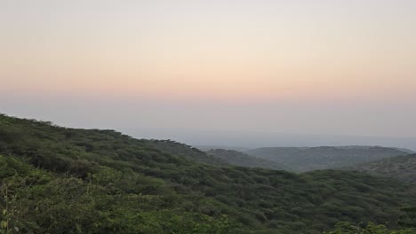 Filmische-Ansicht-Des-Archäologischen-Kulturerbes-Dholavira-Bei-Sonnenaufgang