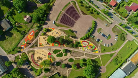 Enchanting-drone-shot-captures-beauty-of-vibrant-kids'-playground-from-above