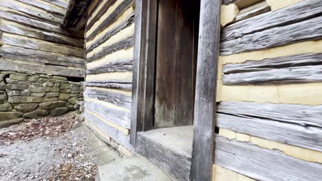 old-log-cabin-entrance-cades-cove-tennessee
