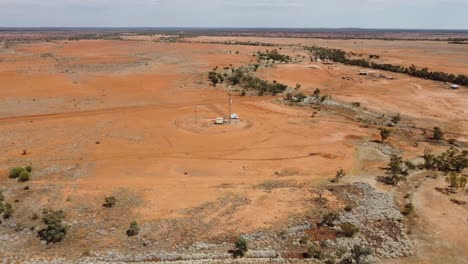 Drone-flying-towards-a-communication-tower-in-the-middle-of-nowhere-in-the-Australian-Outback