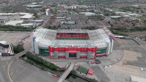 Estadio-De-Fútbol-De-Old-Trafford,-Sede-Del-Man-United-F.