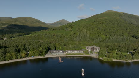 Loch-Lomond-Lodge-Orbital-Aéreo-Mirando-Beinn-Dubh-Sobre-El-Agua