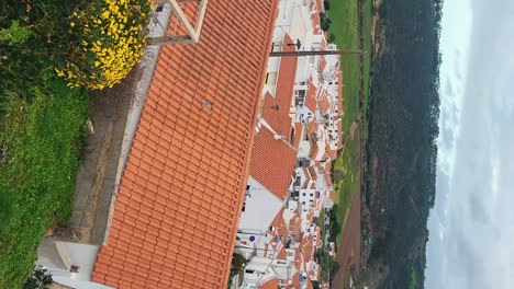 Praia-De-Odeceixe-Mar-Windmill,-Faro-District,-Algarve,-Portugal