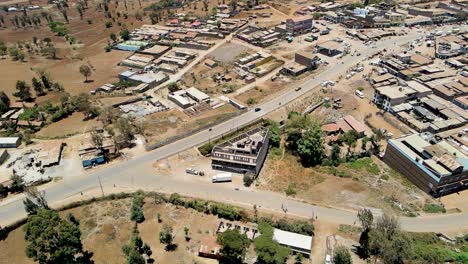 Ländliche-Dorfstadt-In-Kenia