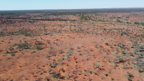 Luftaufnahme-Eines-Sehr-Verlassenen-Landes-Im-Australischen-Outback