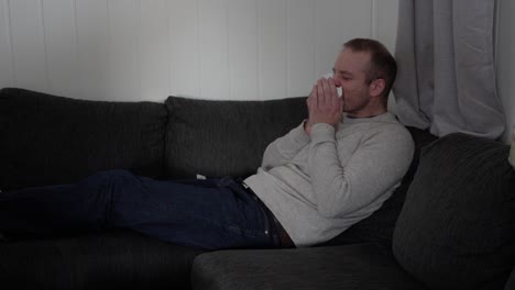36-Year-Old-Man-Battling-Cold-and-Feeling-Unwell-at-Home