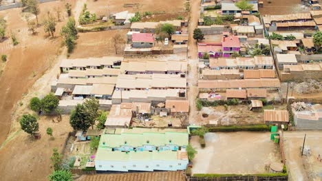 Ländliche-Dorfstadt-In-Kenia