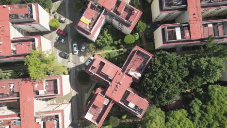 Coyoacan-heights,-aerial-insight-into-mexico-city-living