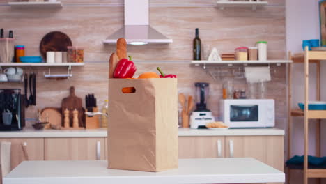Supermarket-paperbag-in-kitchen