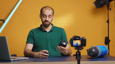 Photographer-testing-camera-lenses