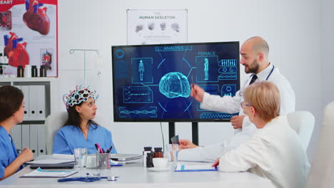 Equipo-De-Médicos-Que-Analizan-Las-Funciones-Cerebrales-Utilizando-Alta-Tecnología