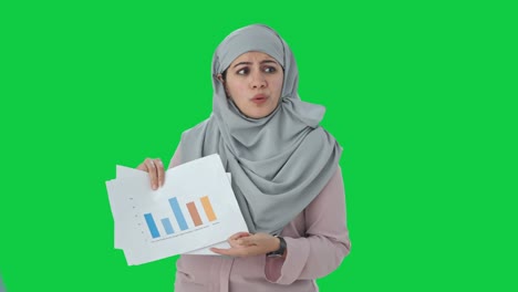 Angry-Muslim-manager-shouting-in-meeting-Green-screen