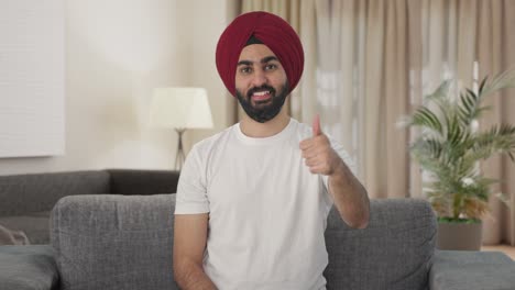 Happy-Sikh-Indian-man-showing-thumbs-up