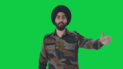 Angry-Sikh-Indian-Army-man-shouting-on-someone-Green-screen