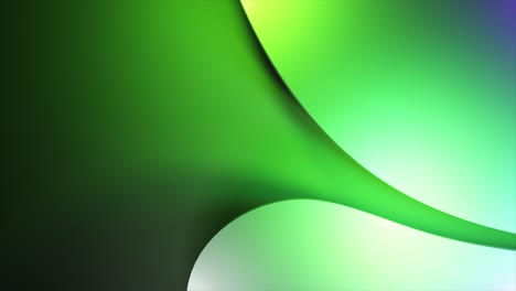 Neon-green-purple-color-runs-between-metal-plates.-Flow.-Rainbow-light.-3D-animation-of-a-seamless-loop.