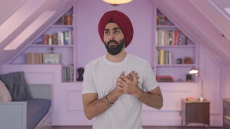 Sick-Sikh-Indian-man-having-an-Heart-attack