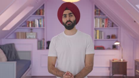 Wütender-Sikh-Indianer-Schaut