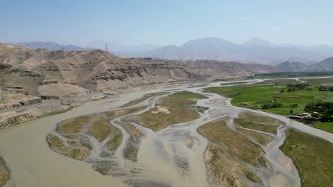 Die-Wasserwege-Des-Kundus-Flusses-In-Baghlan