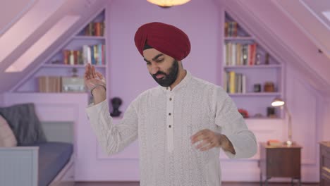 Frustrated-Sikh-Indian-man-flying-a-mosquito