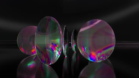 Colorful-Translucent-Glass-Blocks-Spin-and-Rotate-on-White-Background-Lenses-3d-Animation-of