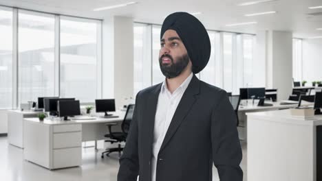 Tensed-Sikh-Indian-businessman-waiting-for-someone