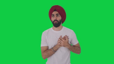 Sick-Sikh-Indian-man-having-an-Heart-attack-Green-screen