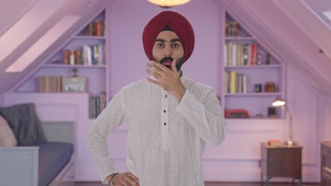 Upset-Sikh-Indian-man-getting-a-shocking-news