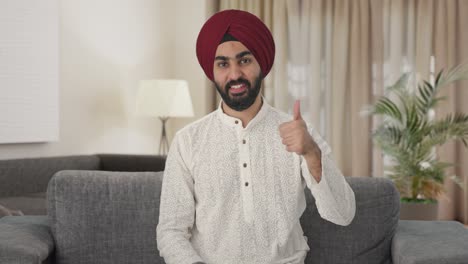 Happy-Sikh-Indian-man-showing-thumbs-up