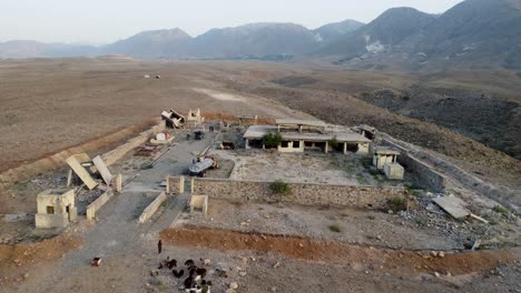 Seen-from-above,-the-Hesarak-military-compound-is-in-ruins