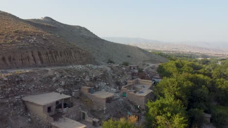 The-dwellings-beneath-the-barren-hills-of-Hesarak-District