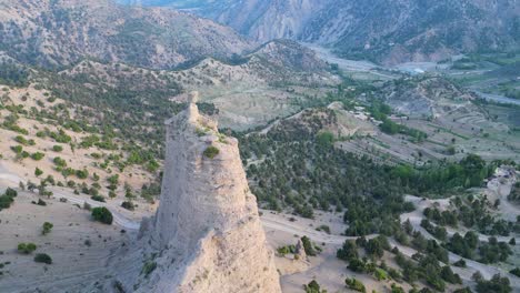 Aerial-footage-capturing-the-mountains-of-Paktia,-Afghanistan
