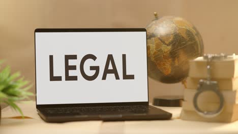 Rechtliche-Hinweise-Auf-Dem-Bildschirm-Eines-Juristischen-Laptops