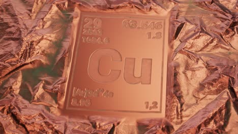 Periodic-table-sign-made-out-of-pure-copper.-Mendeleev-table-information-carved-in-clean-metal-shining-in-studio-lights.-Video-perfect-for-educational,-chemistry,-technology-purposes.