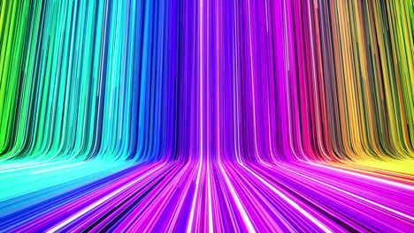 Abstrakte-Rosa-Digitale-Wellen-Mit-Hellen-Lichtreflexionen-Auf-Dunklem-Hintergrund