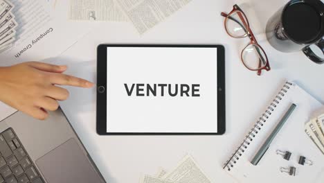VENTURE-DISPLAYING-ON-A-TABLET-SCREEN