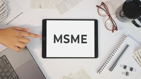 Msme-Wird-Auf-Einem-Tablet-Bildschirm-Angezeigt