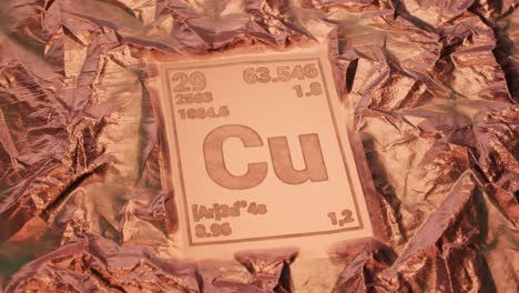 Periodic-table-sign-made-out-of-pure-copper.-Mendeleev-table-information-carved-in-clean-metal-shining-in-studio-lights.-Video-perfect-for-educational,-chemistry,-technology-purposes.