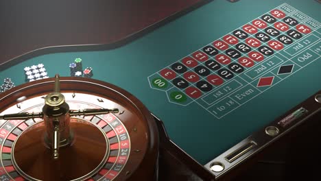 Roulette-table-in-a-foggy,-moody-casino-room.-Dense-smoke-and-fog-creating-gambling-atmosphere.-Roulette-white-ball-spinning.-Symbol-of-risky-play,-luck,-risk,-chance-for-big-money,-fortune.