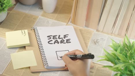TICKING-OFF-SELF-CARE-WORK-FROM-CHECKLIST