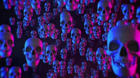 Neon-Disco-Skulls
